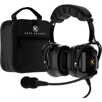 KA-1 General Aviation Headset - Pilot Headset with Mono and Stereo Compatibility