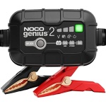 NOCO GENIUS2, 2A Car Battery Charger, 6V and 12V Automotive Battery Charger